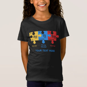 Benutzerdefinierte Autismus-Periodensystem-Element T-Shirt