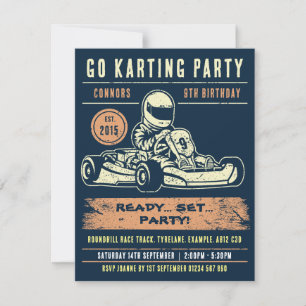 Benutzerdefinierte Autonummer Go Karting-Party Ein