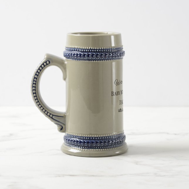 Benutzerdefinierte Baby-Revecard Bierglas (Links)