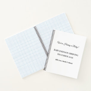 Benutzerdefinierte Baby-Revecard Notizbuch