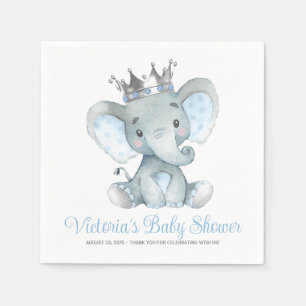 Benutzerdefinierte Baby Shower für kleinen Elefant Serviette