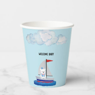 Benutzerdefinierte Baby Shower Papiertassen Pappbecher