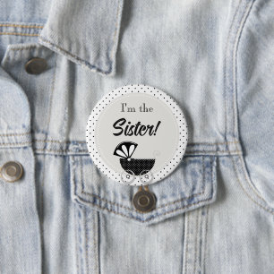 Benutzerdefinierte Baby Shower Party Ich bin die S Button
