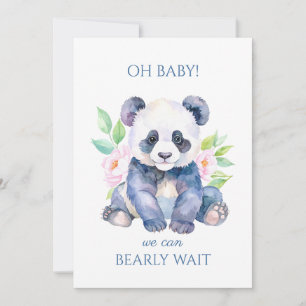 Benutzerdefinierte Babypanda-Babyparty Einladung