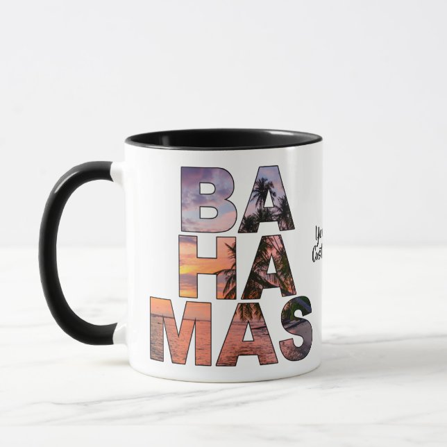 Benutzerdefinierte BAHAMAS-Tasse Tasse (Links)