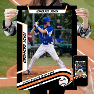 Benutzerdefinierte Baseball-Andenken in lebendigem Poster