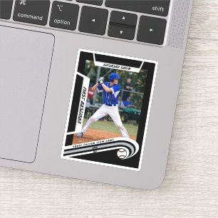 Benutzerdefinierte Baseball-Erinnerungen Lebendig Aufkleber