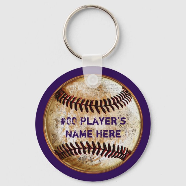Benutzerdefinierte Baseball-Keychains für Baseball Schlüsselanhänger (Vorderseite)