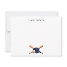 Benutzerdefinierte Baseball-Notizkarte