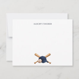 Benutzerdefinierte Baseball-Notizkarte Mitteilungskarte