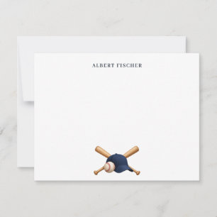 Benutzerdefinierte Baseball-Notizkarte Mitteilungskarte