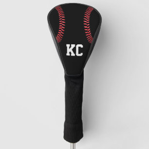 Benutzerdefinierte Baseball-Player-Initialen oder Golf Headcover