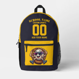 Benutzerdefinierte Baseball-Rucksacktasche - Softb Bedruckter Rucksack