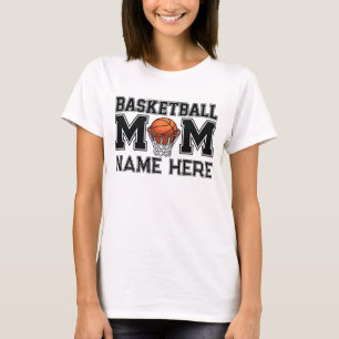 Benutzerdefinierte Basketball-Mutter T-Shirt
