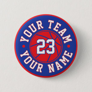 Benutzerdefinierte Basketball-Spieler-Taste Button