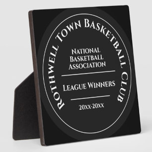 Benutzerdefinierte Basketballvereinsliga-Sieger-Tr Fotoplatte