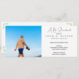 Benutzerdefinierte Beerdigungskarte - Flachkarte