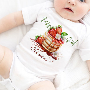 Benutzerdefinierte Beeren zum ersten Geburtstag Baby Strampler