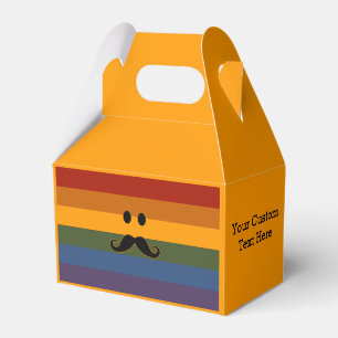benutzerdefinierte Begünstigungsboxen von Mustache Geschenkschachtel