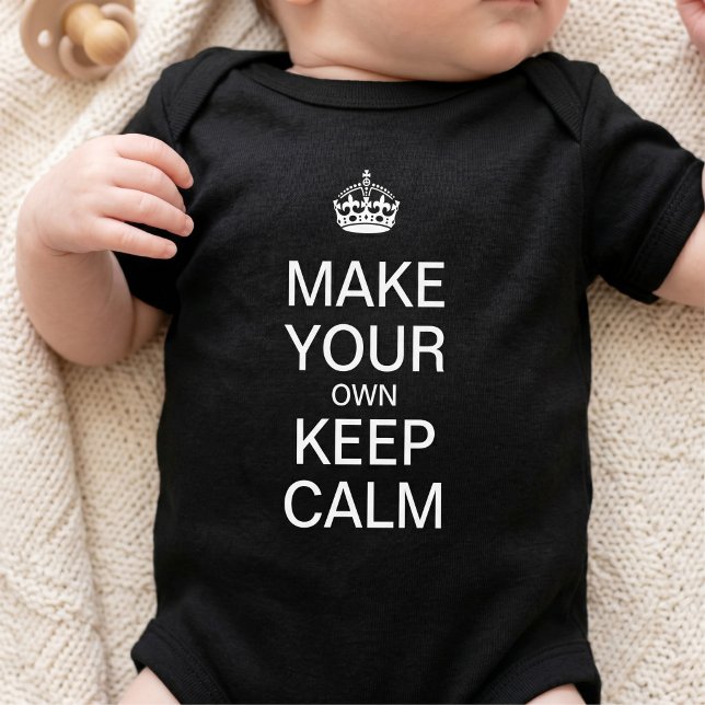Benutzerdefinierte Behalten Calm-Vorlage Baby Strampler (Von Creator hochgeladen)