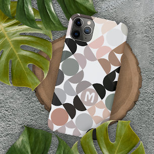 Benutzerdefinierte Beige-Tan-Grau-Teal-Schwarz-Grü iPhone 16 Pro Max Hülle