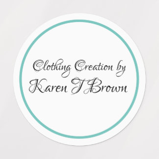 Benutzerdefinierte Bekleidungsmarken Etiketten