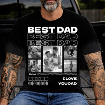Benutzerdefinierte Best Dad Ever Fotocollage, Vate