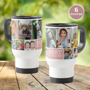 Benutzerdefinierte Beste Mama Aller Zeiten Rosa 10 Reisebecher