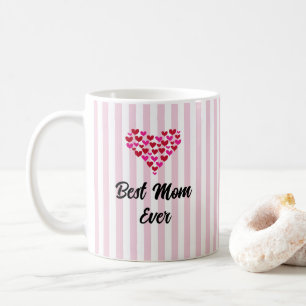 Benutzerdefinierte Beste-Mutter-aller-Zeiten Rosa  Kaffeetasse