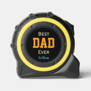 benutzerdefinierte beste Papa jemals Typografie Na Maßband