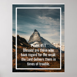 Benutzerdefinierte Bibelverse Zitate und personali Poster