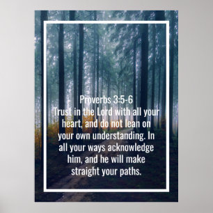 Benutzerdefinierte Bibelverse Zitate und personali Poster