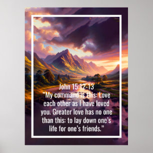 Benutzerdefinierte Bibelverse Zitate und personali Poster