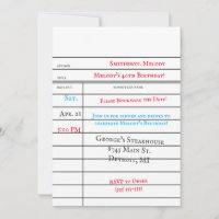 Benutzerdefinierte Bibliothek Checkout-Karte Gebur