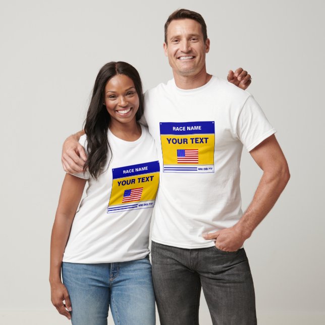 Benutzerdefinierte Biennummer T-Shirt (Unisex)