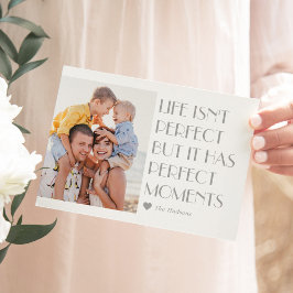 Benutzerdefinierte Bildbearbeitungsfähige Farbe Mo Feiertagskarte