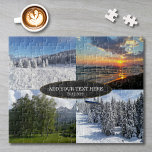 Benutzerdefinierte BildCollage und Personalisierte Puzzle<br><div class="desc">Laden Sie Ihre Fotos hoch, fügen Sie Text hinzu und erstellen Sie ganz einfach Ihr Foto Collage Puzzle. Sie können dieses Design auf anderen Zazzle-Produkten übertragen und an die meisten Zazzle-Produkte anpassen. Sie können auch auf ANDERE KLICKEN, um Details wie Hintergrundfarbe, Text, Schriftart oder einige Grafiken hinzuzufügen, zu löschen oder...</div>