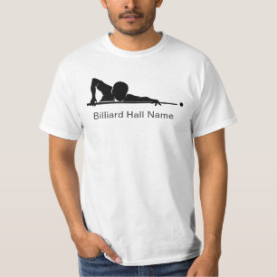 Benutzerdefinierte Billard-Pool-Ligamannschaftsaus T-Shirt