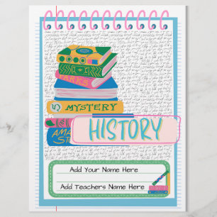 Benutzerdefinierte Binder-Abdeckung Editierbares Flyer