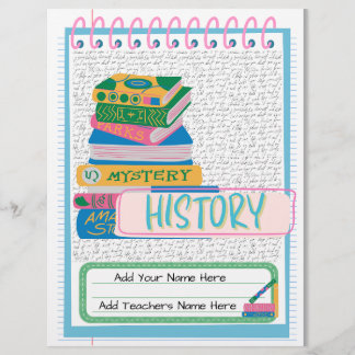 Benutzerdefinierte Binder-Abdeckung | Editierbares Flyer