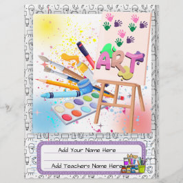 Benutzerdefinierte Binder-Abdeckung | Editierbares Flyer