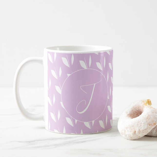 Benutzerdefinierte Blätter für die erste weiße Sil Kaffeetasse (Mit Donut)
