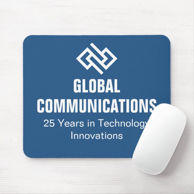 Benutzerdefinierte blaue Cyber-Technologie-Compute Mousepad (Mit Mouse)