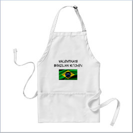 Benutzerdefinierte blaue grüne und gelbe brasilian schürze
