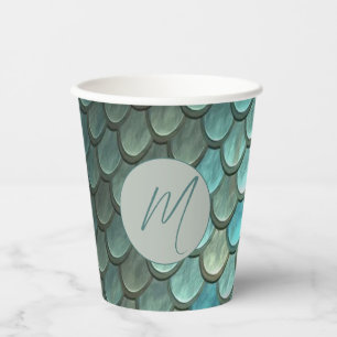 Benutzerdefinierte blaue Skala texturiert Pappbecher
