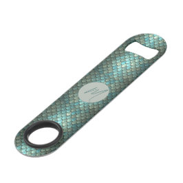 Benutzerdefinierte blaue Skala texturiert Speed Flaschenöffner