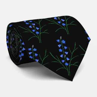 Benutzerdefinierte Blauglocken Schwarze Krawatte