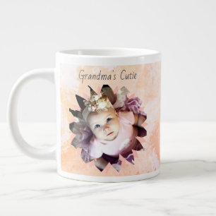 Benutzerdefinierte Blume Form Foto Pastell Wasserf Jumbo-Tasse