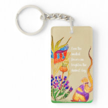 Benutzerdefinierte Blume und Mädchen