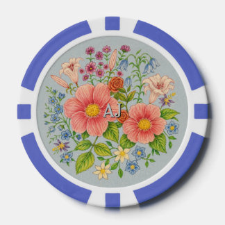 Benutzerdefinierte Blumen Pokerchips
